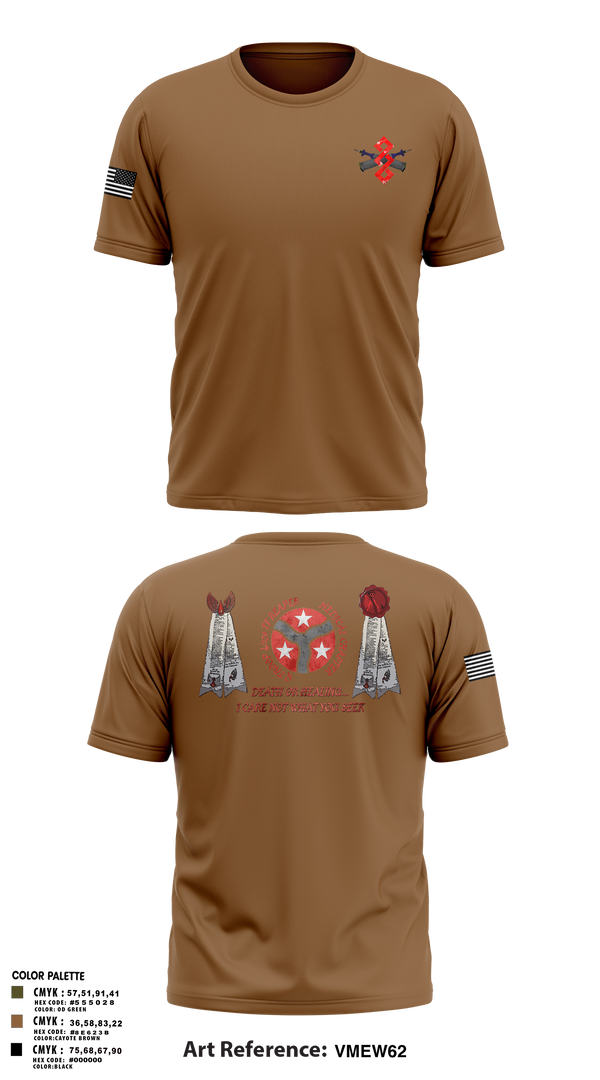 Short Sleeve Performance Shirt, q trp 4/278th, , Teamtime, Team time, sublimation, custom sports apparel, team uniforms, spirit wear, spiritwear, sports uniforms, custom shirts, team store, custom team store, fundraiser sports, apparel fundraiser