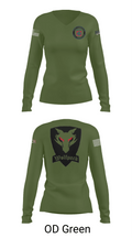 1-82nd CAB 46571810 Women's Long Sleeve V-neck Shirt - 43