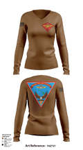 Marine Air Group 24 32391498 Women's Long Sleeve V-neck Shirt -1 122