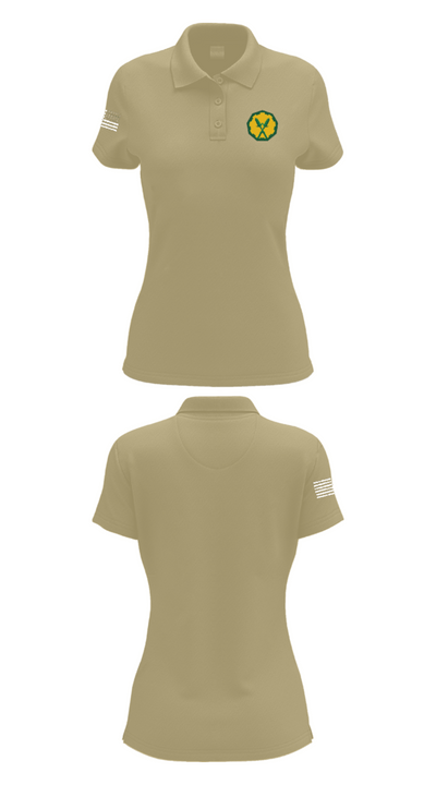 160th mp bn 37897815 Women's Short Sleeve Performance Polo  - 95