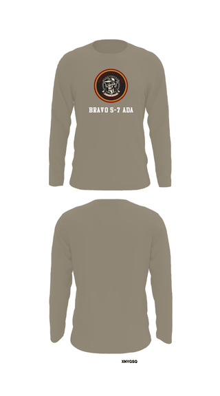 Long Sleeve Performance Shirt, Bravo 5-7 ADA, Army, Teamtime, Team time, sublimation, custom sports apparel, team uniforms, spirit wear, spiritwear, sports uniforms, custom shirts, team store, custom team store, fundraiser sports, apparel fundraiser