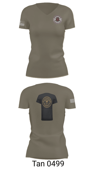 Womens Short Sleeve Vneck Shirt, BOLC 187TH, Army, Teamtime, Team time, sublimation, custom sports apparel, team uniforms, spirit wear, spiritwear, sports uniforms, custom shirts, team store, custom team store, fundraiser sports, apparel fundraiser