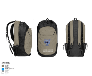 Gear Bag, Lawrence Woodmere Academy Volleyball, Women's Volleyball, Teamtime, Team time, sublimation, custom sports apparel, team uniforms, spirit wear, spiritwear, sports uniforms, custom shirts, team store, custom team store, fundraiser sports, apparel fundraiser
