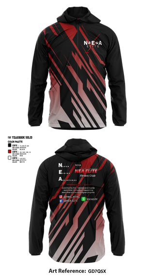 Windbreaker, NEA ELITE, Track & Field, Teamtime, Team time, sublimation, custom sports apparel, team uniforms, spirit wear, spiritwear, sports uniforms, custom shirts, team store, custom team store, fundraiser sports, apparel fundraiser
