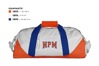 Duffle Bag, North Pontotoc Middle School Golf, Golf, Teamtime, Team time, sublimation, custom sports apparel, team uniforms, spirit wear, spiritwear, sports uniforms, custom shirts, team store, custom team store, fundraiser sports, apparel fundraiser