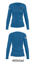 Shorter University 26621789 Women's Long Sleeve V-neck Shirt - 20
