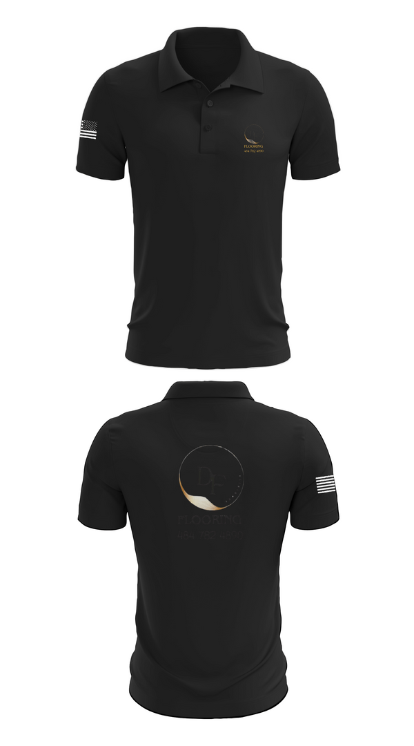 Short Sleeve Performance Polo, DF EXQUISITE FLOORING, , Teamtime, Team time, sublimation, custom sports apparel, team uniforms, spirit wear, spiritwear, sports uniforms, custom shirts, team store, custom team store, fundraiser sports, apparel fundraiser