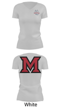 Miami University - Middletown Baseball 52720506 Women's Short Sleeve V-neck Shirt - 7