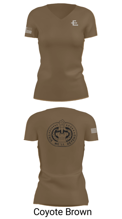E/701 95289078 Women's Short Sleeve V-neck Shirt - 8