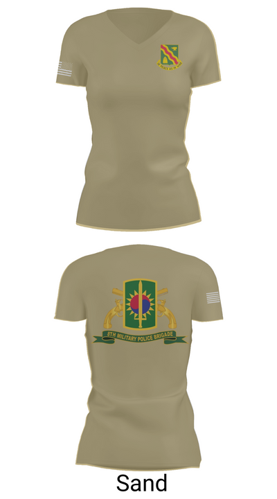 728th MP 18984654 Women's Short Sleeve V-neck Shirt - 88