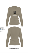 Pennsbury High School West Campus Bowling 65082914 Women's Long Sleeve V-neck Shirt -1 28