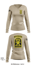 Geronimo 67603467 Women's Long Sleeve V-neck Shirt - 114