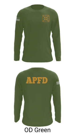 Long Sleeve Performance Shirt, APSLFD, Fire Department, Teamtime, Team time, sublimation, custom sports apparel, team uniforms, spirit wear, spiritwear, sports uniforms, custom shirts, team store, custom team store, fundraiser sports, apparel fundraiser