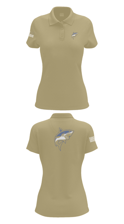 Great white guns 55052076 Women's Short Sleeve Performance Polo  - 95