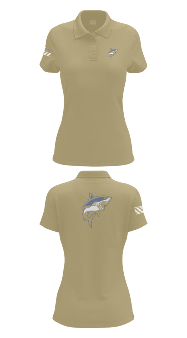 Womens Short Sleeve Performance Polo, Great white guns, Marines, Teamtime, Team time, sublimation, custom sports apparel, team uniforms, spirit wear, spiritwear, sports uniforms, custom shirts, team store, custom team store, fundraiser sports, apparel fundraiser