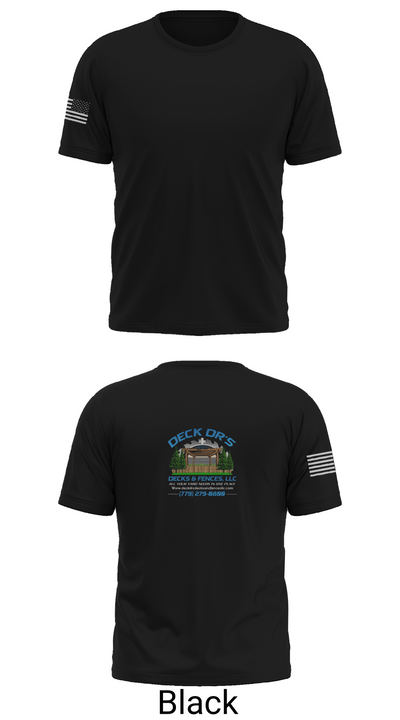 Deck Dr’s Decks and Fences 2773832 Short Sleeve Performance Shirt - 30