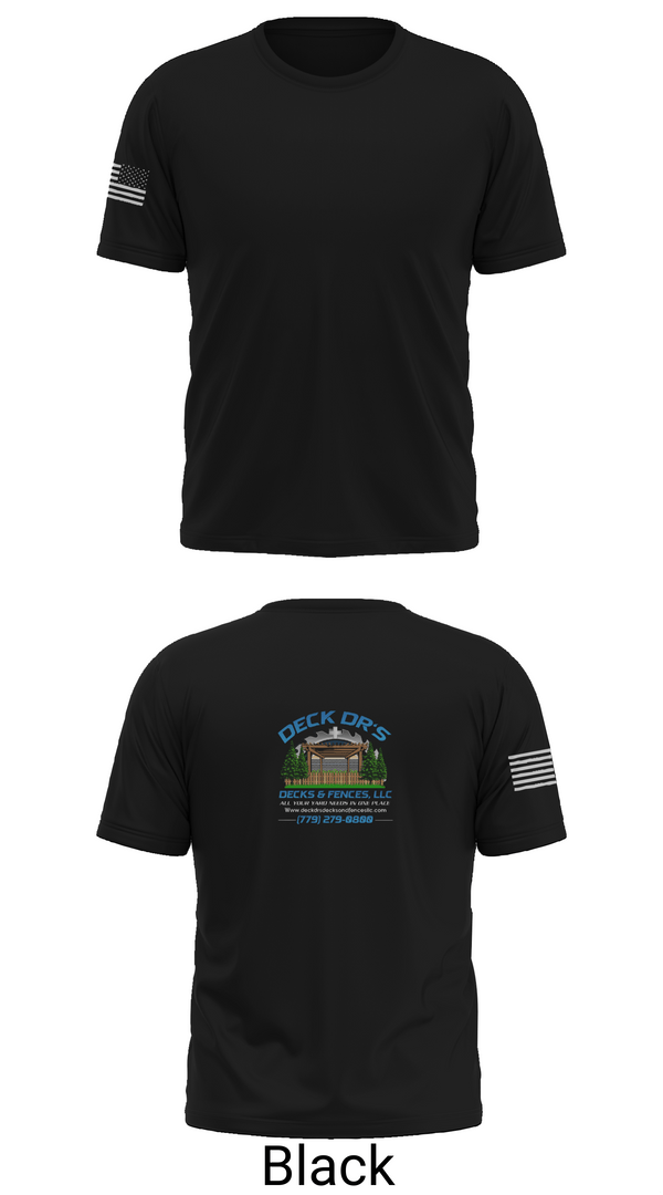 Short Sleeve Performance Shirt, Deck Dr’s Decks and Fences, , Teamtime, Team time, sublimation, custom sports apparel, team uniforms, spirit wear, spiritwear, sports uniforms, custom shirts, team store, custom team store, fundraiser sports, apparel fundraiser
