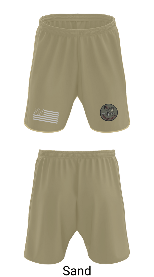 Athletic Shorts With Pockets, F4 Frogs, Army, Teamtime, Team time, sublimation, custom sports apparel, team uniforms, spirit wear, spiritwear, sports uniforms, custom shirts, team store, custom team store, fundraiser sports, apparel fundraiser