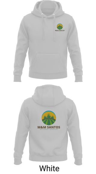 Hoodie, M&M Santos Outdoor Services, , Teamtime, Team time, sublimation, custom sports apparel, team uniforms, spirit wear, spiritwear, sports uniforms, custom shirts, team store, custom team store, fundraiser sports, apparel fundraiser
