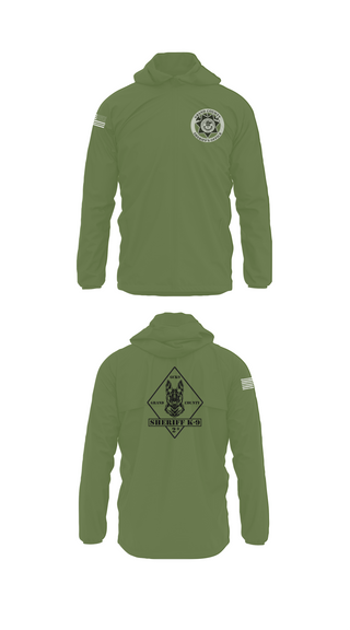 Windbreaker, GCSO K9, , Teamtime, Team time, sublimation, custom sports apparel, team uniforms, spirit wear, spiritwear, sports uniforms, custom shirts, team store, custom team store, fundraiser sports, apparel fundraiser