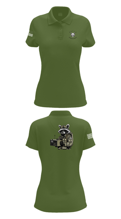 Node 66216 Bandwidth Bandits 75270738 Women's Short Sleeve Performance Polo  - 55