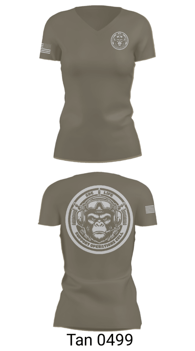 SMTC 35310311 Women's Short Sleeve V-neck Shirt - 62