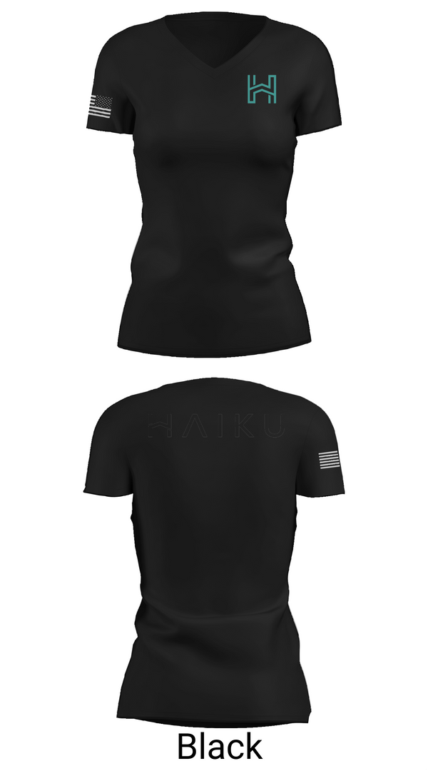 Womens Short Sleeve Vneck Shirt, Haiku, , Teamtime, Team time, sublimation, custom sports apparel, team uniforms, spirit wear, spiritwear, sports uniforms, custom shirts, team store, custom team store, fundraiser sports, apparel fundraiser