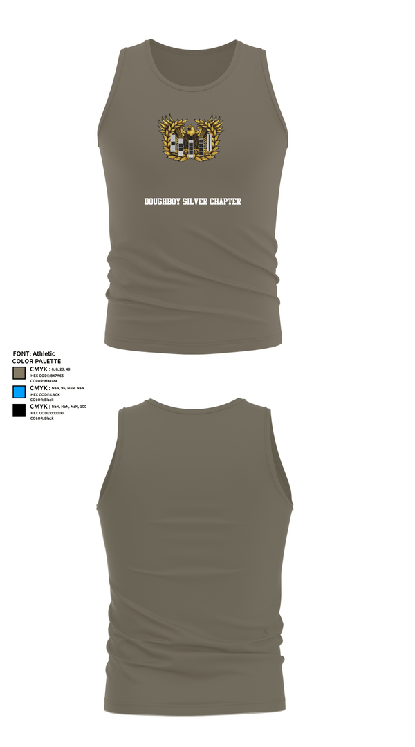 Tank Top, Doughboy Silver Chapter, National Guard, Teamtime, Team time, sublimation, custom sports apparel, team uniforms, spirit wear, spiritwear, sports uniforms, custom shirts, team store, custom team store, fundraiser sports, apparel fundraiser