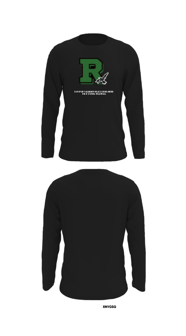Long Sleeve Performance Shirt, Rapoport Academy Public School-Meyer High School Volleyball, Women's Volleyball, Teamtime, Team time, sublimation, custom sports apparel, team uniforms, spirit wear, spiritwear, sports uniforms, custom shirts, team store, custom team store, fundraiser sports, apparel fundraiser