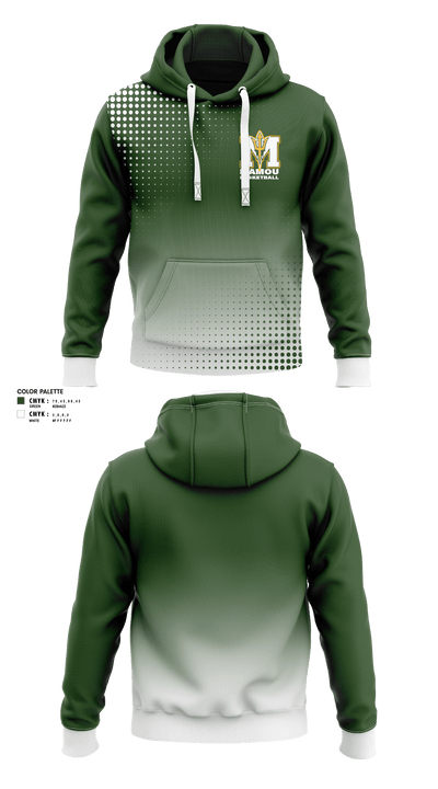 Mamou High School Basketball 50739257 Hoodie - 1