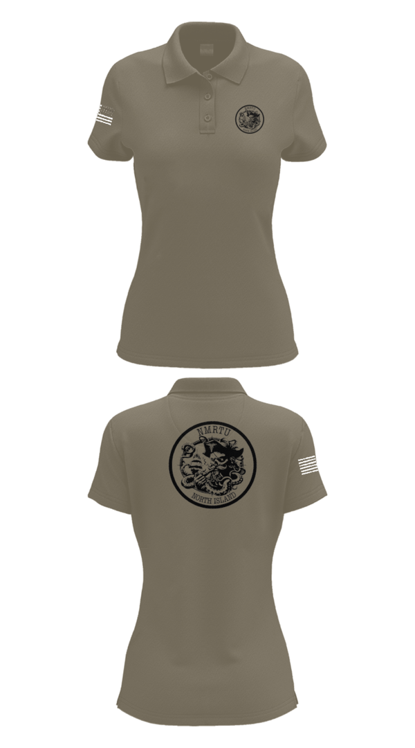 Women's Short Sleeve Performance Polo, USS MAKIN ISLAND, Navy, Teamtime, Team time, sublimation, custom sports apparel, team uniforms, spirit wear, spiritwear, sports uniforms, custom shirts, team store, custom team store, fundraiser sports, apparel fundraiser