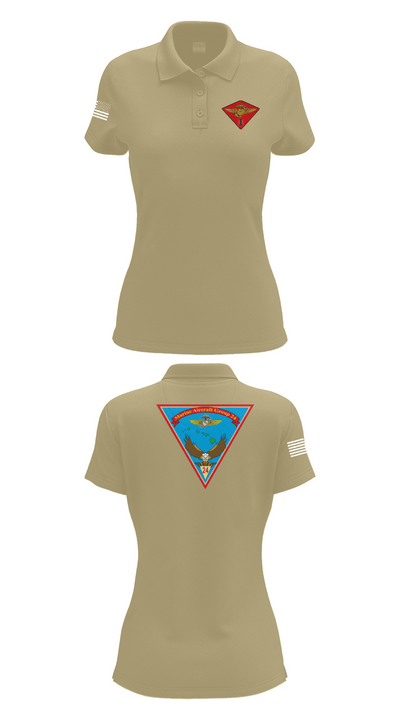 Marine Air Group 24 32391498 Women's Short Sleeve Performance Polo  - 95