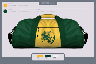 Duffle Bag, Glenbrook North Spartan Bowling, Bowling, Teamtime, Team time, sublimation, custom sports apparel, team uniforms, spirit wear, spiritwear, sports uniforms, custom shirts, team store, custom team store, fundraiser sports, apparel fundraiser