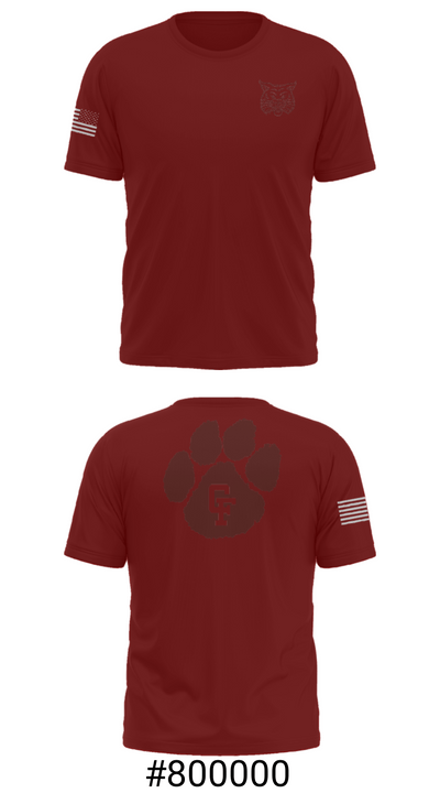 Cy-Fair High School Track 82234932 Short Sleeve Performance Shirt - 19