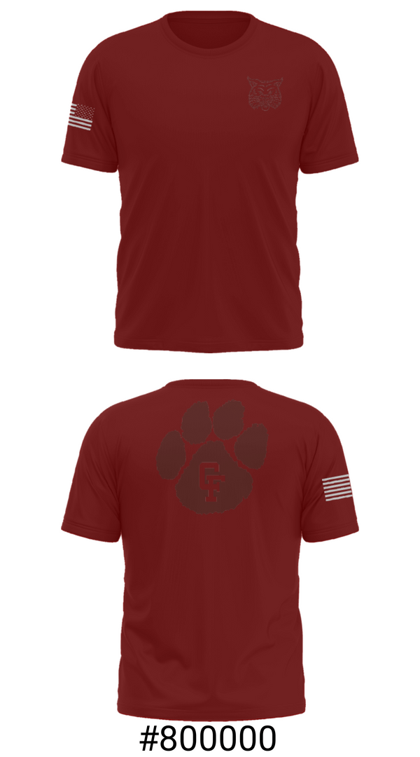Short Sleeve Performance Shirt, Cy-Fair High School Track, Track & Field, Teamtime, Team time, sublimation, custom sports apparel, team uniforms, spirit wear, spiritwear, sports uniforms, custom shirts, team store, custom team store, fundraiser sports, apparel fundraiser
