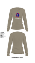 100th Battalion 442nd Infantry Delta dragons 60081058 Women's Long Sleeve V-neck Shirt - 62