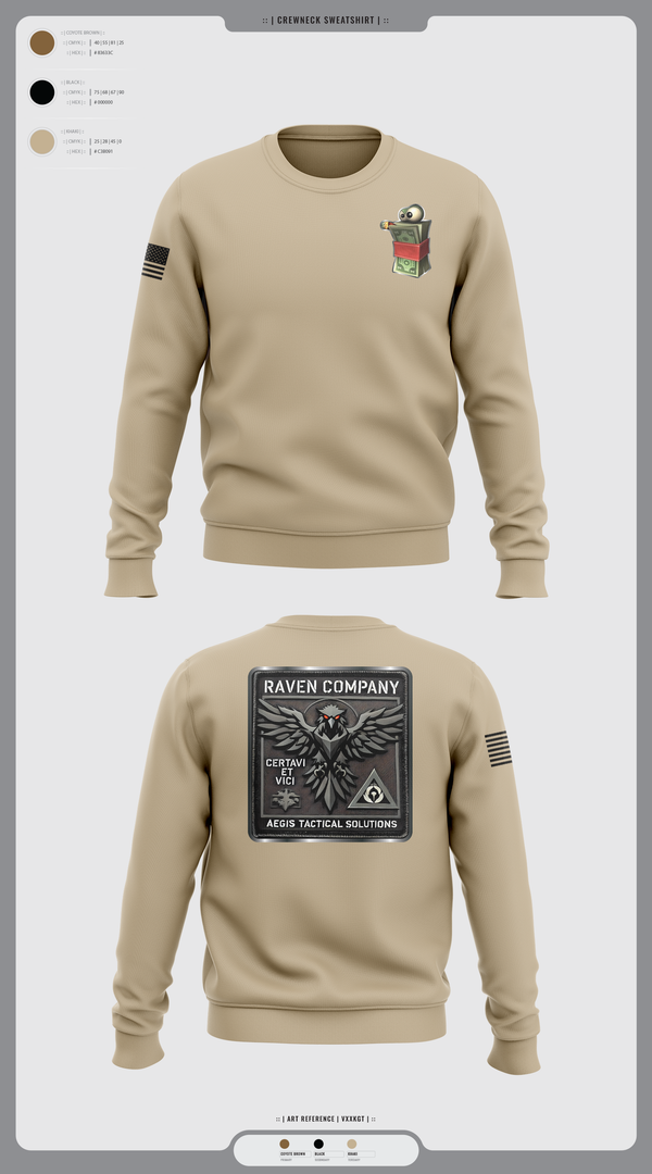 Crew Neck Sweatshirt, RAVEN, , Teamtime, Team time, sublimation, custom sports apparel, team uniforms, spirit wear, spiritwear, sports uniforms, custom shirts, team store, custom team store, fundraiser sports, apparel fundraiser