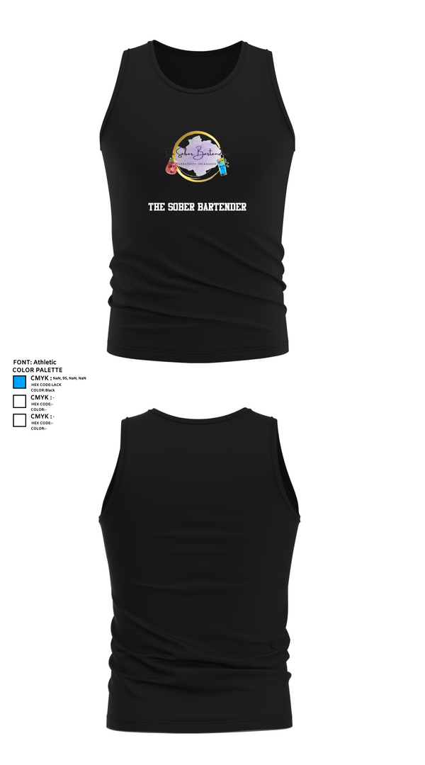 Tank Top, The Sober Bartender, , Teamtime, Team time, sublimation, custom sports apparel, team uniforms, spirit wear, spiritwear, sports uniforms, custom shirts, team store, custom team store, fundraiser sports, apparel fundraiser