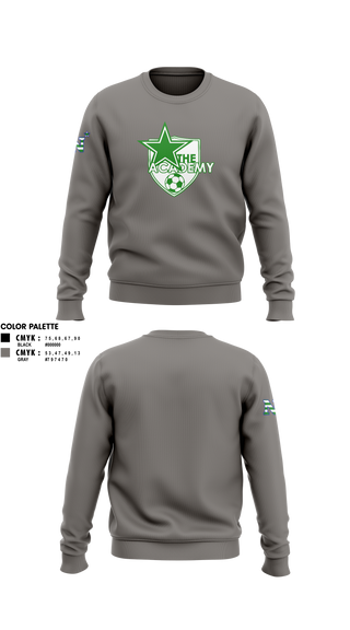 Crew Neck Sweatshirt, Lil' Shooters Starter Soccer, Men's Soccer, Teamtime, Team time, sublimation, custom sports apparel, team uniforms, spirit wear, spiritwear, sports uniforms, custom shirts, team store, custom team store, fundraiser sports, apparel fundraiser