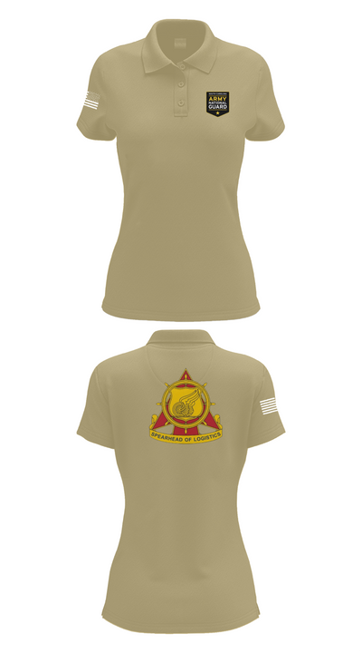 SOUTH CAROLINA ARMY NATIONAL GUARD 14160186 Women's Short Sleeve Performance Polo  - 90
