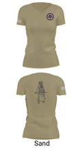 A Co 1/1-114th 36313026 Women's Short Sleeve V-neck Shirt - 88