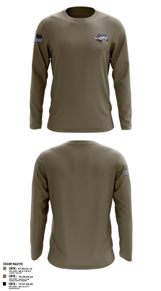 Long Sleeve Performance Shirt, USS Colorado, Navy, Teamtime, Team time, sublimation, custom sports apparel, team uniforms, spirit wear, spiritwear, sports uniforms, custom shirts, team store, custom team store, fundraiser sports, apparel fundraiser