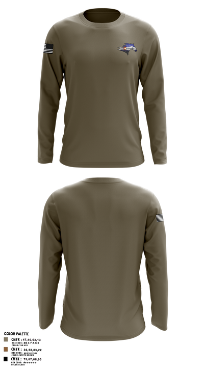 USS Colorado 62419768 Long Sleeve Performance Shirt 4
