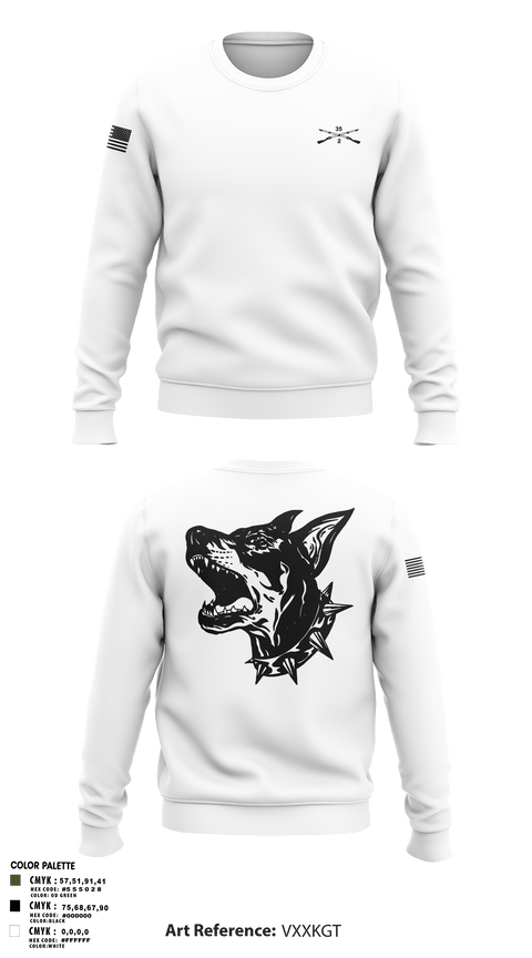 Crew Neck Sweatshirt, Delta Co 2-35, , Teamtime, Team time, sublimation, custom sports apparel, team uniforms, spirit wear, spiritwear, sports uniforms, custom shirts, team store, custom team store, fundraiser sports, apparel fundraiser