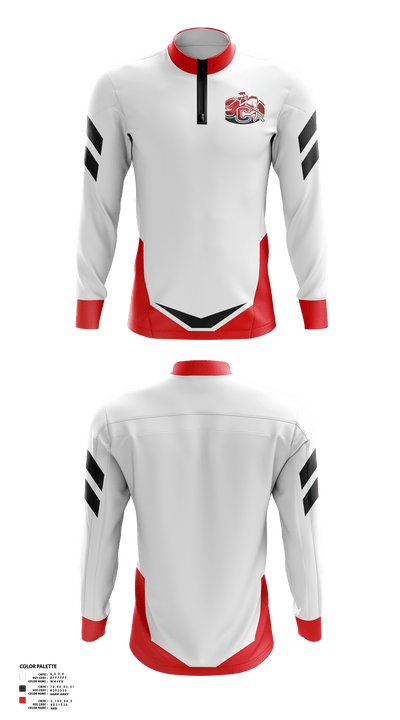 Chariton Chargers 42515262 Quarter Zip Jacket - 40