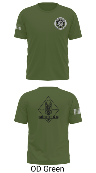 Old School Cotton Feel Shirt, GCSO K9, , Teamtime, Team time, sublimation, custom sports apparel, team uniforms, spirit wear, spiritwear, sports uniforms, custom shirts, team store, custom team store, fundraiser sports, apparel fundraiser