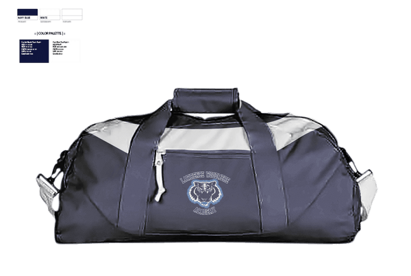 Duffle Bag, Lawrence Woodmere Academy Volleyball, Women's Volleyball, Teamtime, Team time, sublimation, custom sports apparel, team uniforms, spirit wear, spiritwear, sports uniforms, custom shirts, team store, custom team store, fundraiser sports, apparel fundraiser