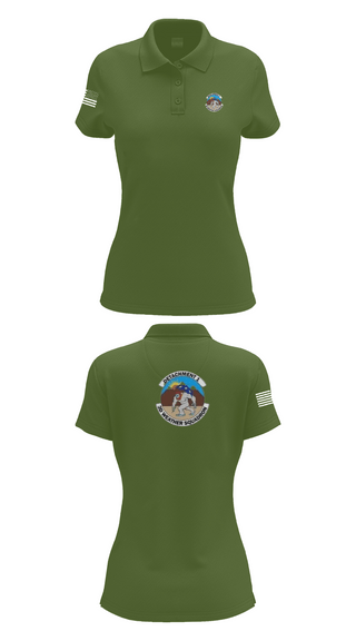 Womens Short Sleeve Performance Polo, Detachment 1, 3rd Combat Weather Sqd, Air Force, Teamtime, Team time, sublimation, custom sports apparel, team uniforms, spirit wear, spiritwear, sports uniforms, custom shirts, team store, custom team store, fundraiser sports, apparel fundraiser