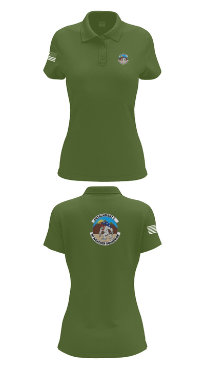 Detachment 1, 3rd Combat Weather Sqd 68533105 Women's Short Sleeve Performance Polo  - 55