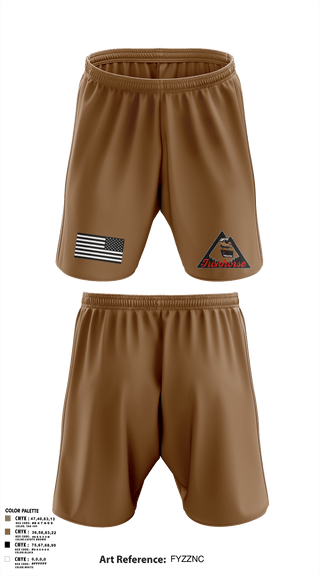 Athletic Shorts With Pockets, Bco 1-189th, Army, Teamtime, Team time, sublimation, custom sports apparel, team uniforms, spirit wear, spiritwear, sports uniforms, custom shirts, team store, custom team store, fundraiser sports, apparel fundraiser